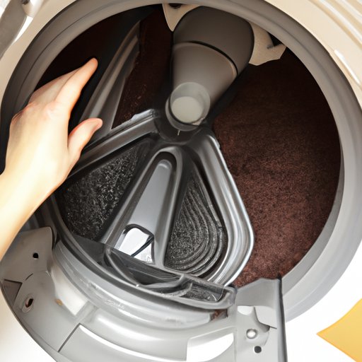 Vacuuming Out the Interior of the Dryer