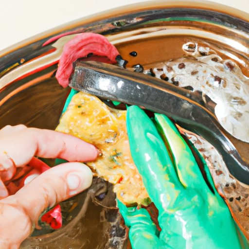 Scrub Away Grease and Grime with a Sponge and Hot Water