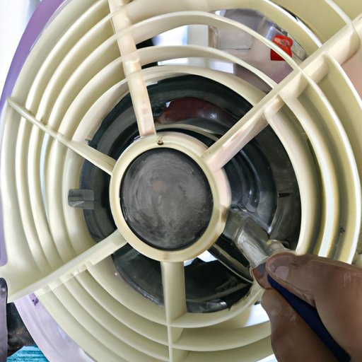 Cleaning the Fan Blade and Motor
