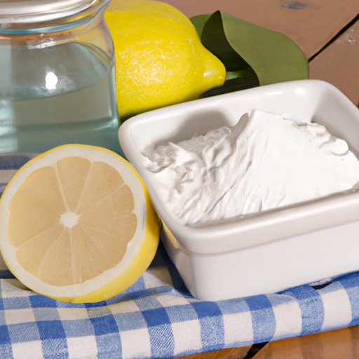 Natural Cleaners like Lemon Juice or Baking Soda