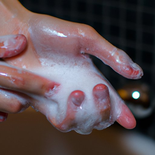 Hand Washing with Mild Soap and Warm Water