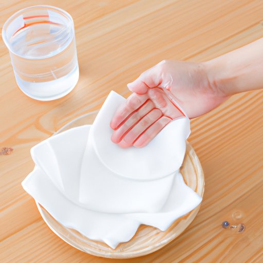 Wiping with a Cloth and Vinegar