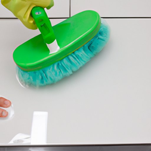Apply Cleaning Solutions with a Soft Brush