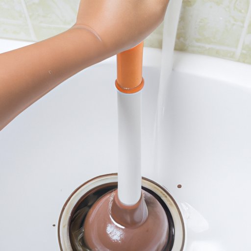 Use a Plunger to Clear the Drain