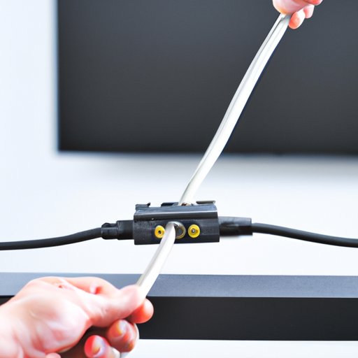 Connecting a Soundbar to a TV Using an HDMI Cable