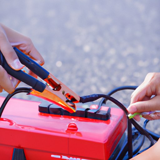 Purchase a Portable Jump Starter to Connect the Car Battery