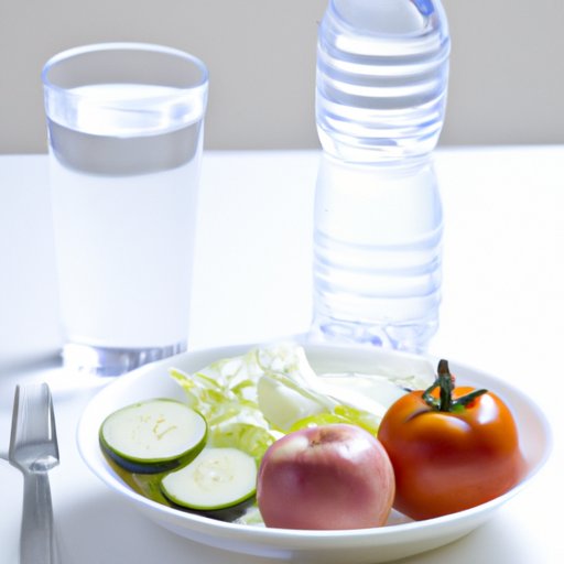 Eat a Balanced Diet and Drink Plenty of Water