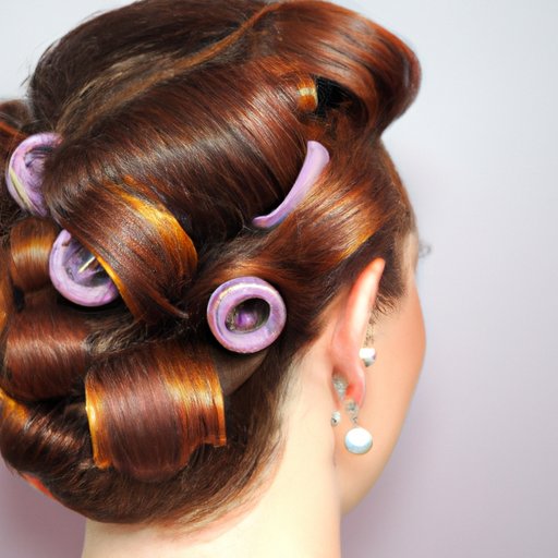 Pin Curls with Bobby Pins