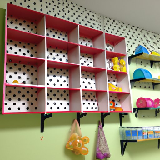 Utilize Wall Space with Shelves and Peg Boards