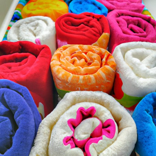 Use Patterned Towels to Create a Colorful Focal Point