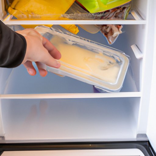 Removing Items from the Freezer Compartment