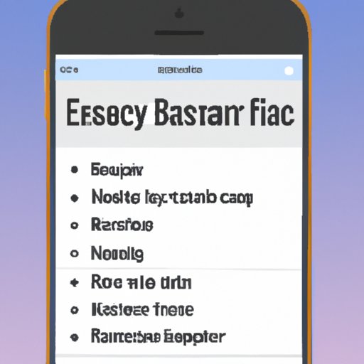 Clear Your Browsing History: How to Erase Frequently Visited Sites on iPhone