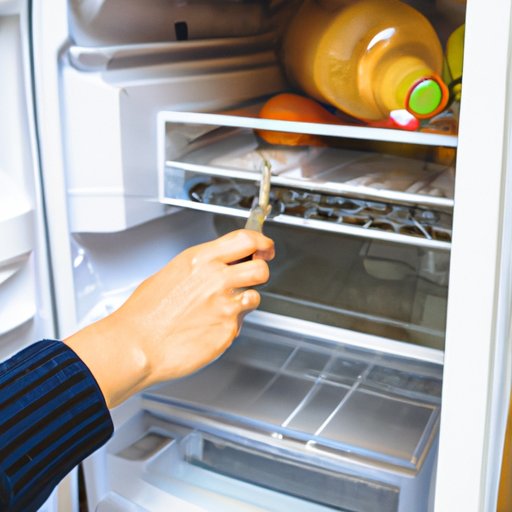 Unplug and Clean the Refrigerator