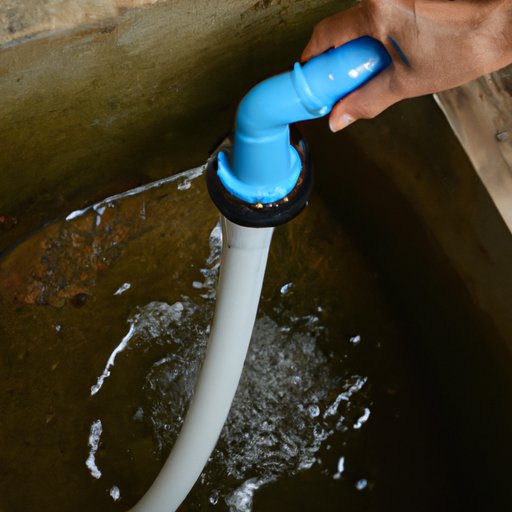 Use a Siphon Pump to Drain the Water