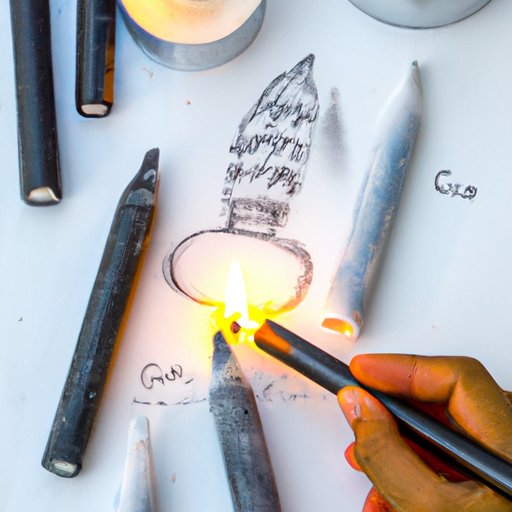Creative Tips for Drawing Candles with Charcoal