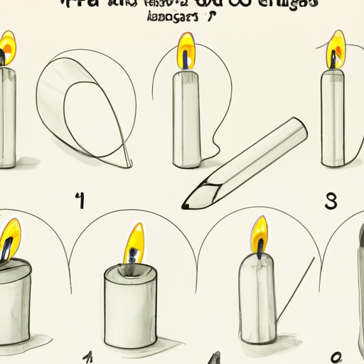 10 Simple Steps to Draw Candles with Pencils
