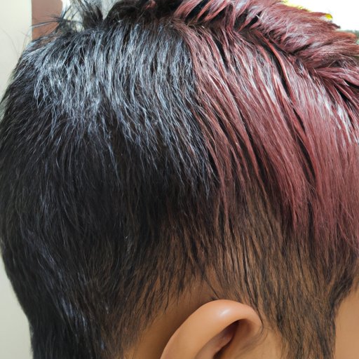 Combining Color and Texture to Draw Male Hair
