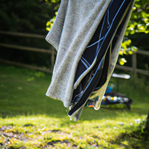 Hang Blanket Outside in the Sun