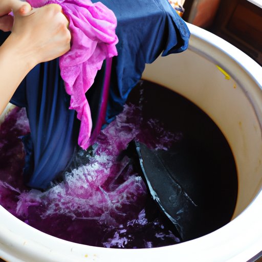 Allow the Dye to Process and Rinse Thoroughly