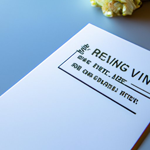 Tips for Answering a Wedding RSVP Card