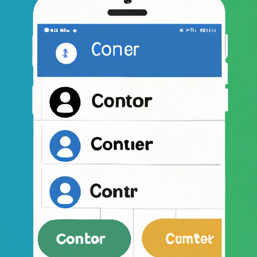Utilize the Contacts App to Locate Your Phone Number