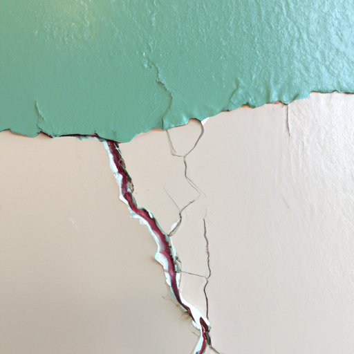 Use Textured Paint to Camouflage the Crack