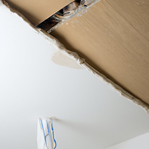 Replace a Section of Damaged Ceiling
