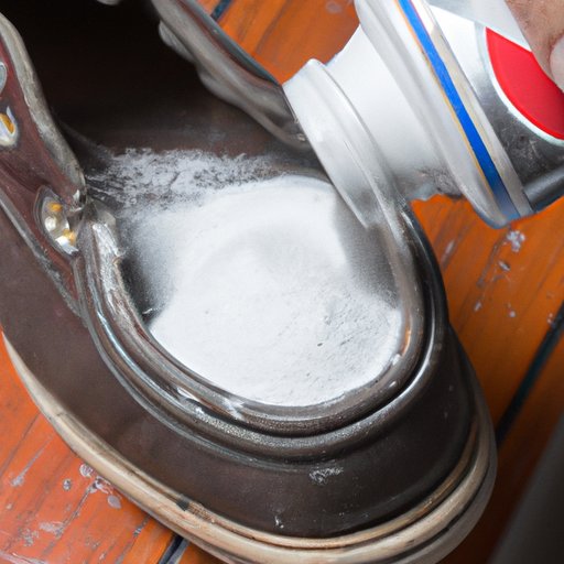 Sprinkle Baking Soda Inside Shoes