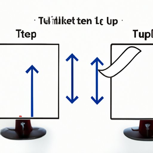 Visual Instructions for Flipping a Computer Screen