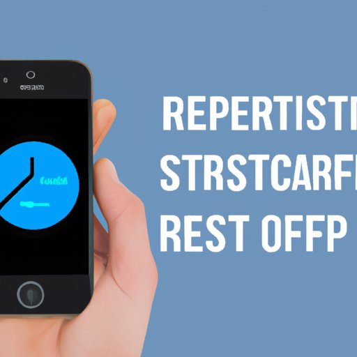 Force Reset Your iPhone Manually