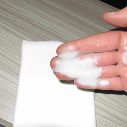 Apply a Paste Made of Baking Soda and Water to the Stain and Let it Sit for 15 Minutes Before Rinsing with Cold Water