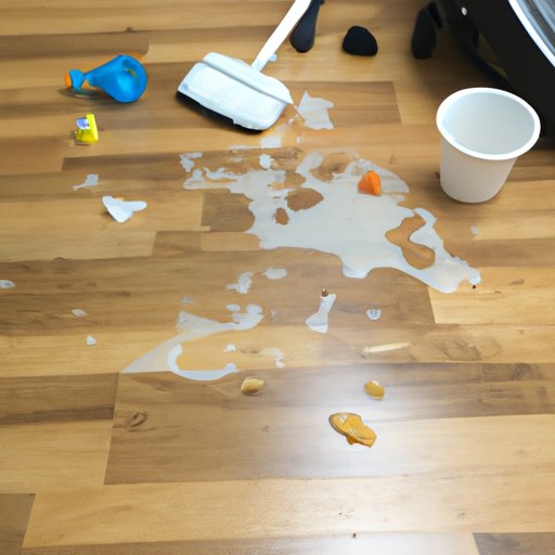 Clean Up Spilled Food and Drink