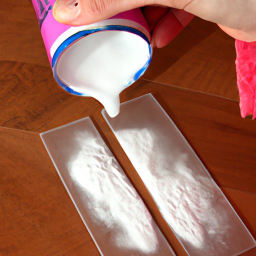 Apply a Thick Paste of Baking Soda and Hydrogen Peroxide to the Stain