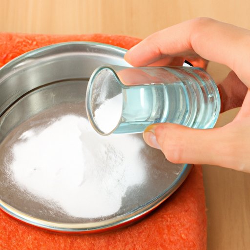 Applying a Paste of Baking Soda and Warm Water