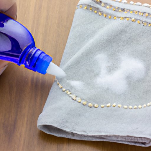 Using Baking Soda and Vinegar to Spot Treat the Stain