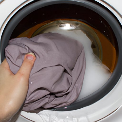 Wash the Clothes in a Washing Machine