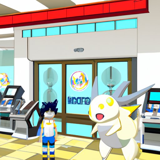 Visit a Pokemon Center and Speak to the NPC there to Receive Giratina