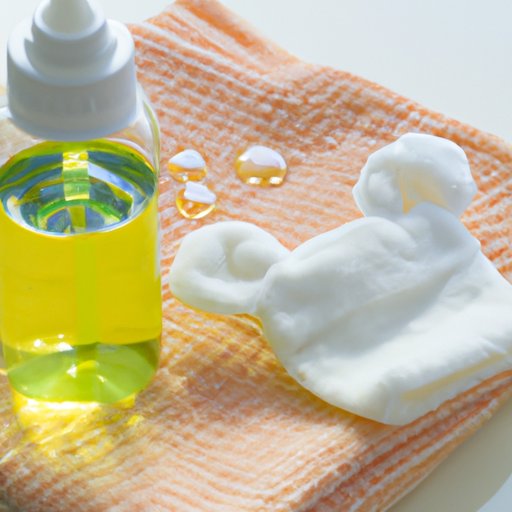 Use Baby Oil and a Washcloth