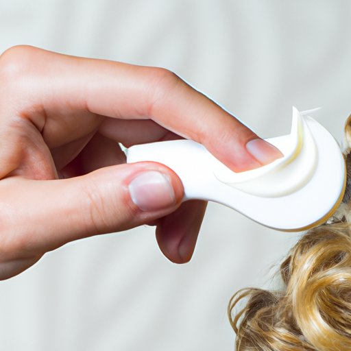 Applying a Curl Cream or Mousse