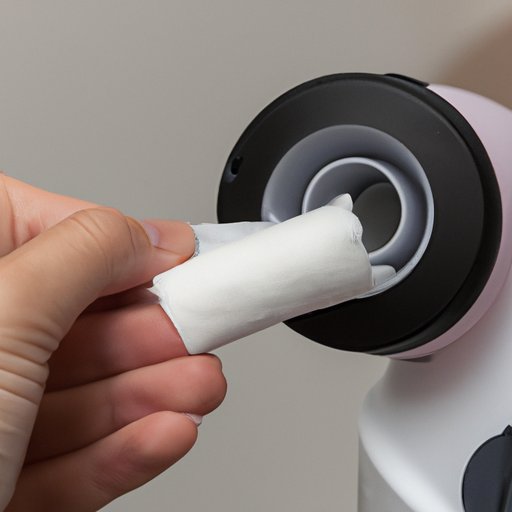 Using a Lint Roller or Tape to Remove Hair from Clothes in the Dryer