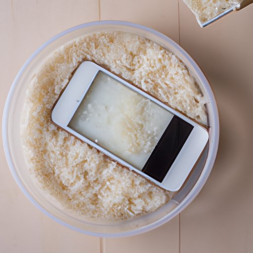 Step 3: Place the Phone in a Container of Uncooked Rice