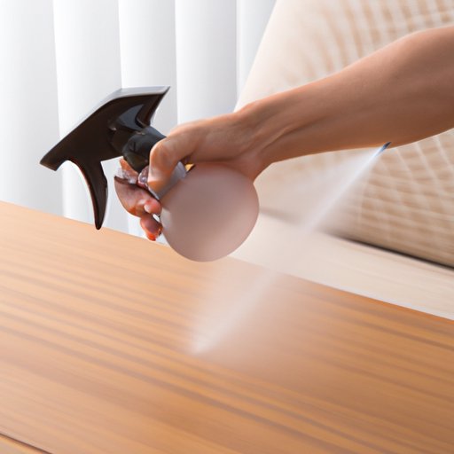 Using a Commercial Odor Remover Designed for Furniture