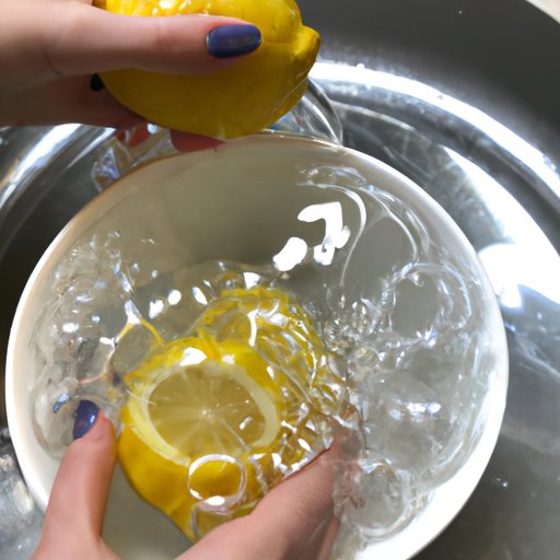 Try a Lemon Juice Rinse