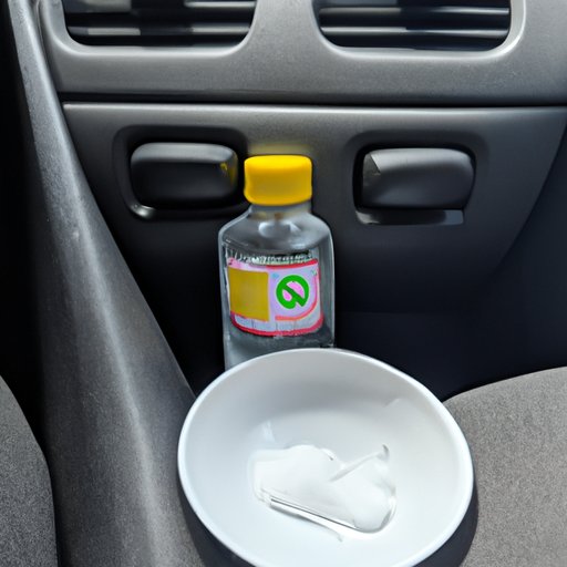 Place Bowls of Vinegar or Baking Soda Around the Interior of the Car