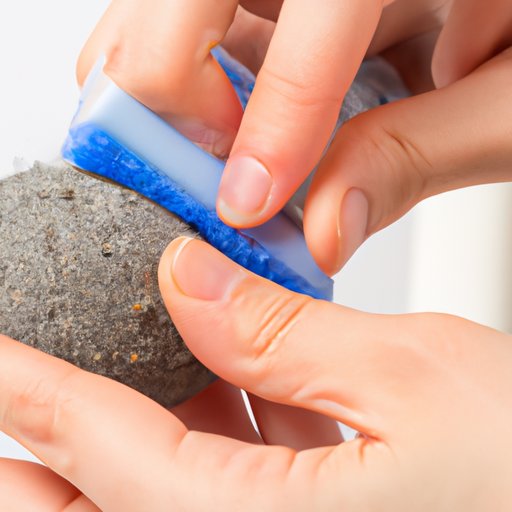 Rub the Lint Balls with a Pumice Stone