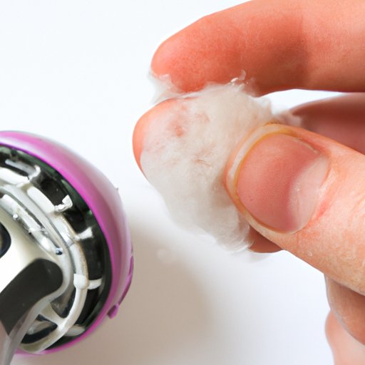 Use a Razor to Shave Off the Lint Balls