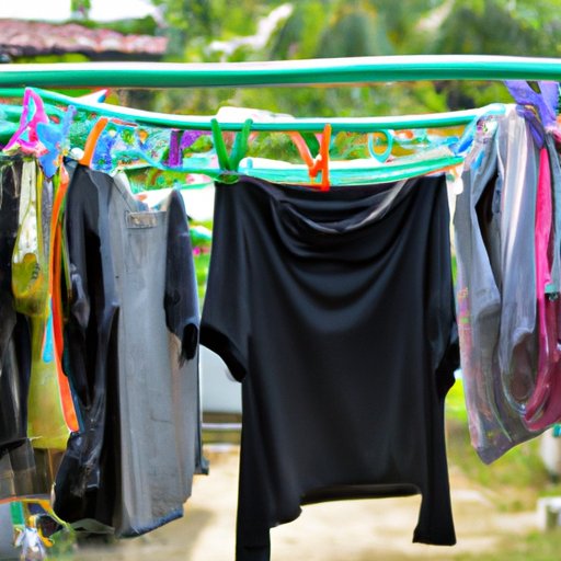 Hang Clothing Outdoors to Air Dry