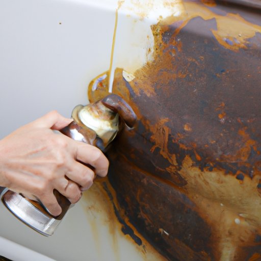 Using a Rust Remover Solution