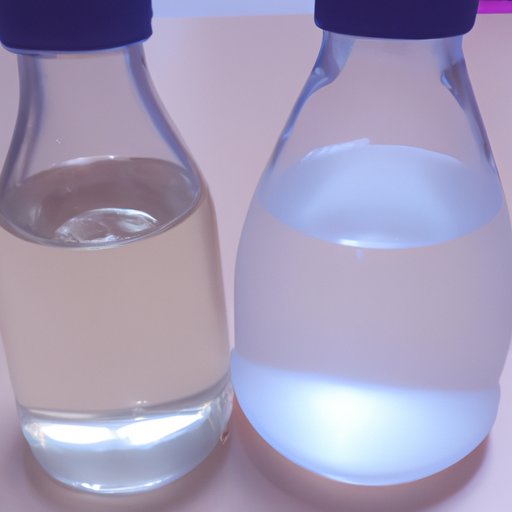 White Vinegar and Warm Water Solution