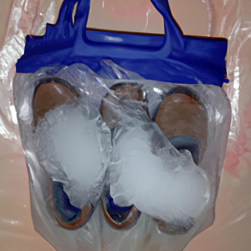 Freeze the Shoes Overnight by Placing Them in a Plastic Bag and Putting Them in the Freezer